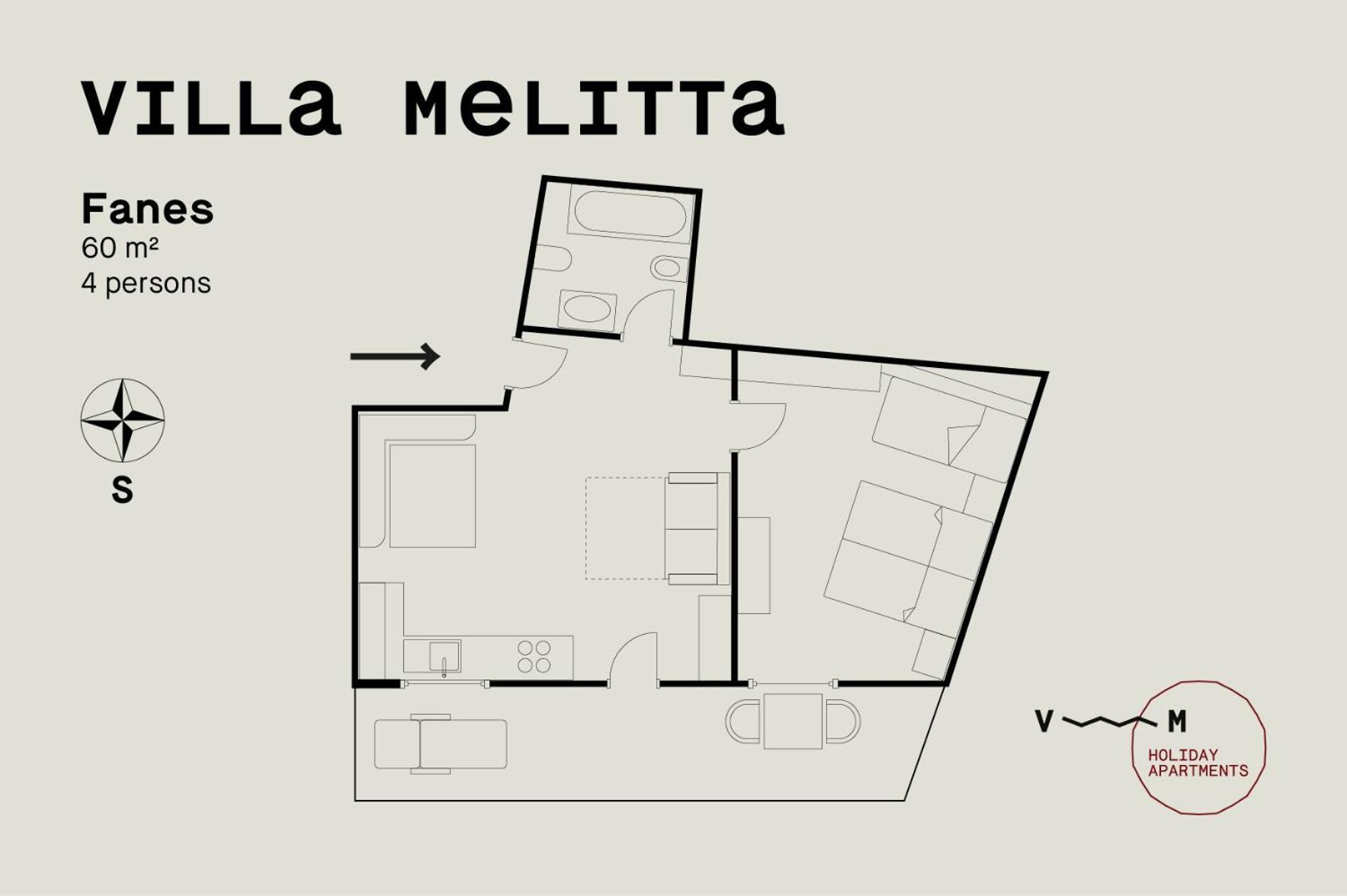 Villa Melitta サン・ヴィジリオ・ディ・マレッベ 部屋 写真