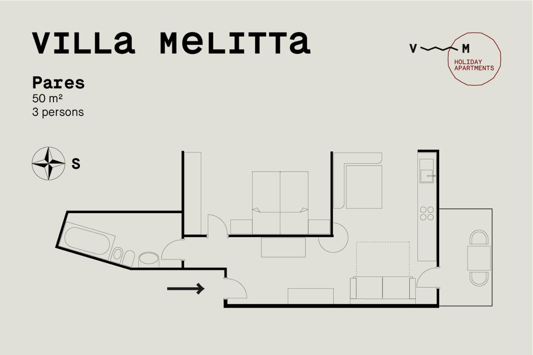 Villa Melitta サン・ヴィジリオ・ディ・マレッベ 部屋 写真